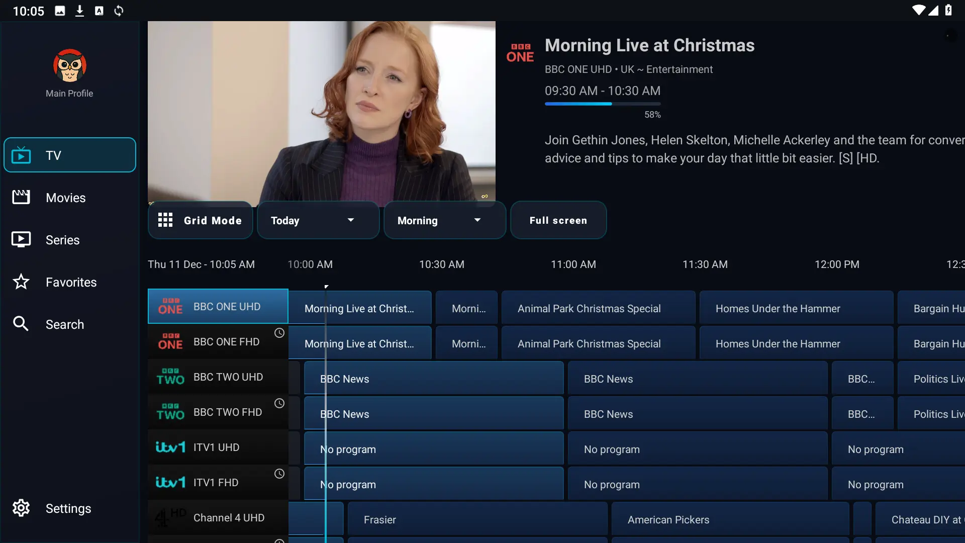Wave IPTV 1.1.2b IPTV Player (Android 8+) - Full grid EPG - Catch-up